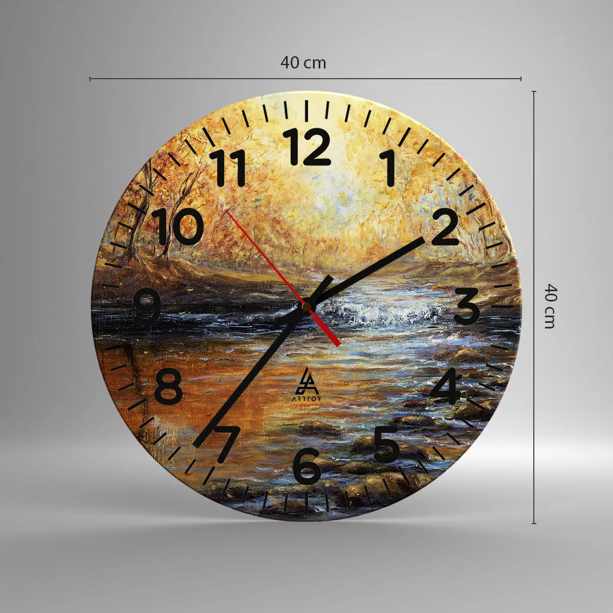 Falióra, Óra - Az Arany Patak - 40x40 cm
