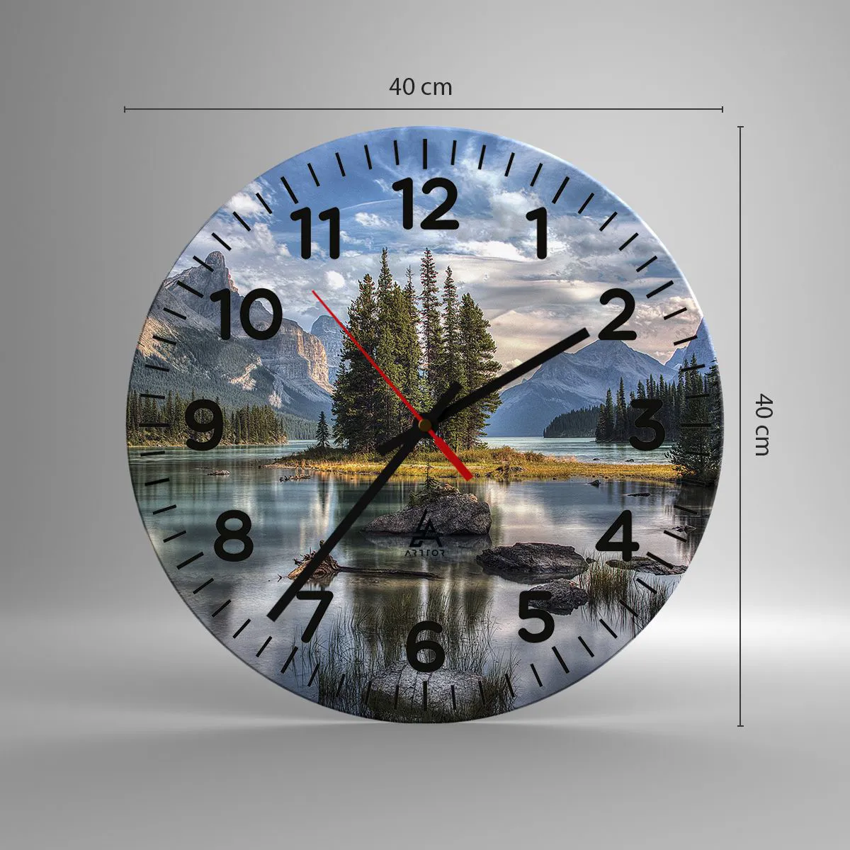 Falióra, Óra - A nagy és tiszta víz mellett... - 40x40 cm