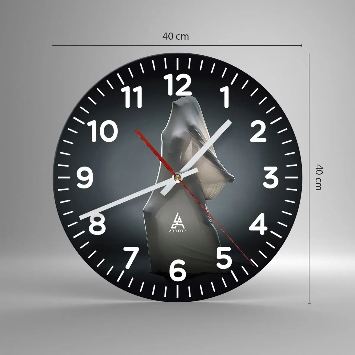 Nástěnné hodiny - Skryté touhy - 40x40 cm