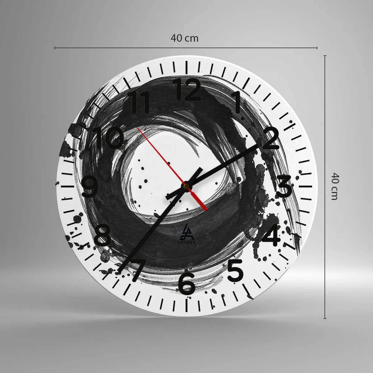 Falióra, Óra - A teremtés örvénye - 40x40 cm