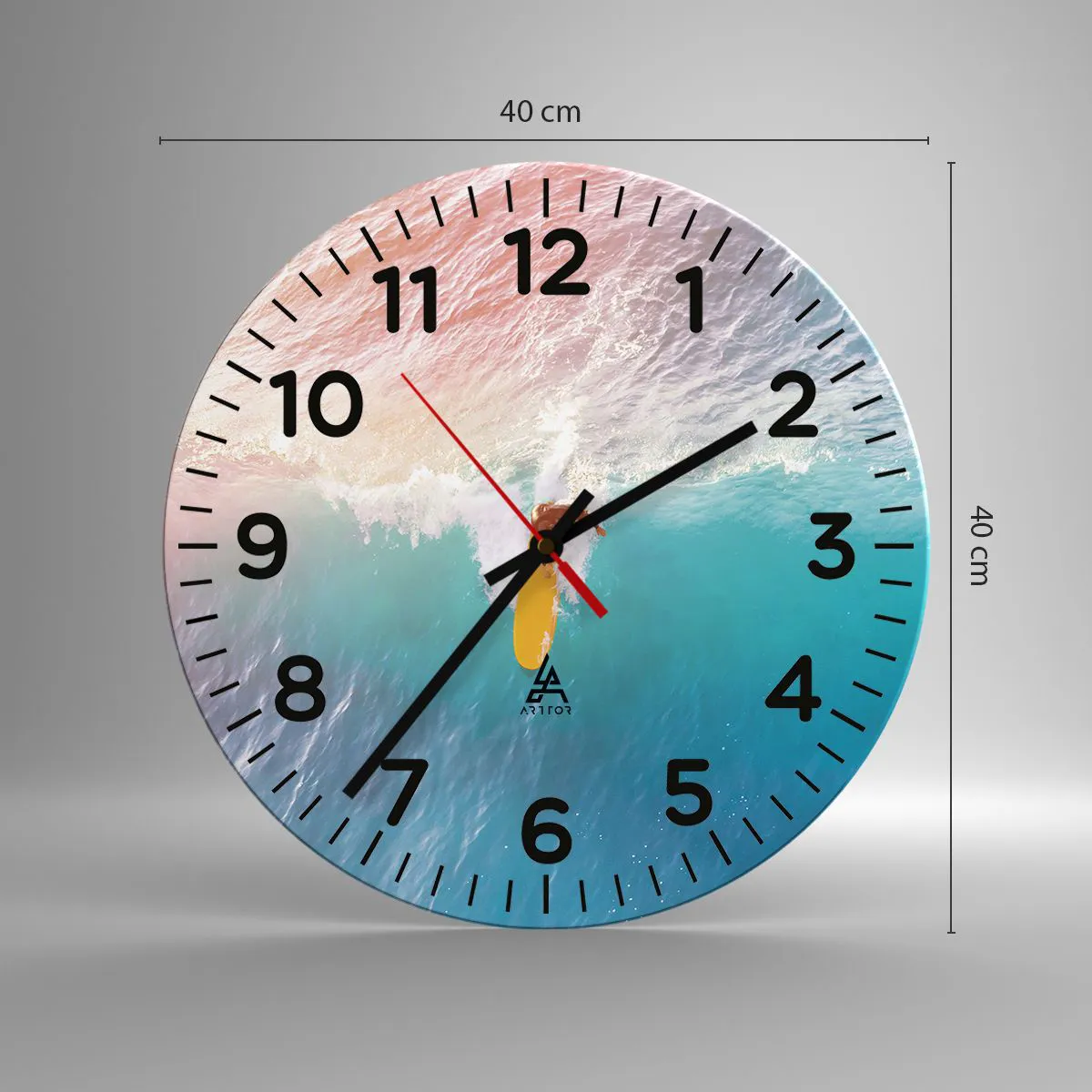 Falióra, Óra - Az óceánlovas - 40x40 cm