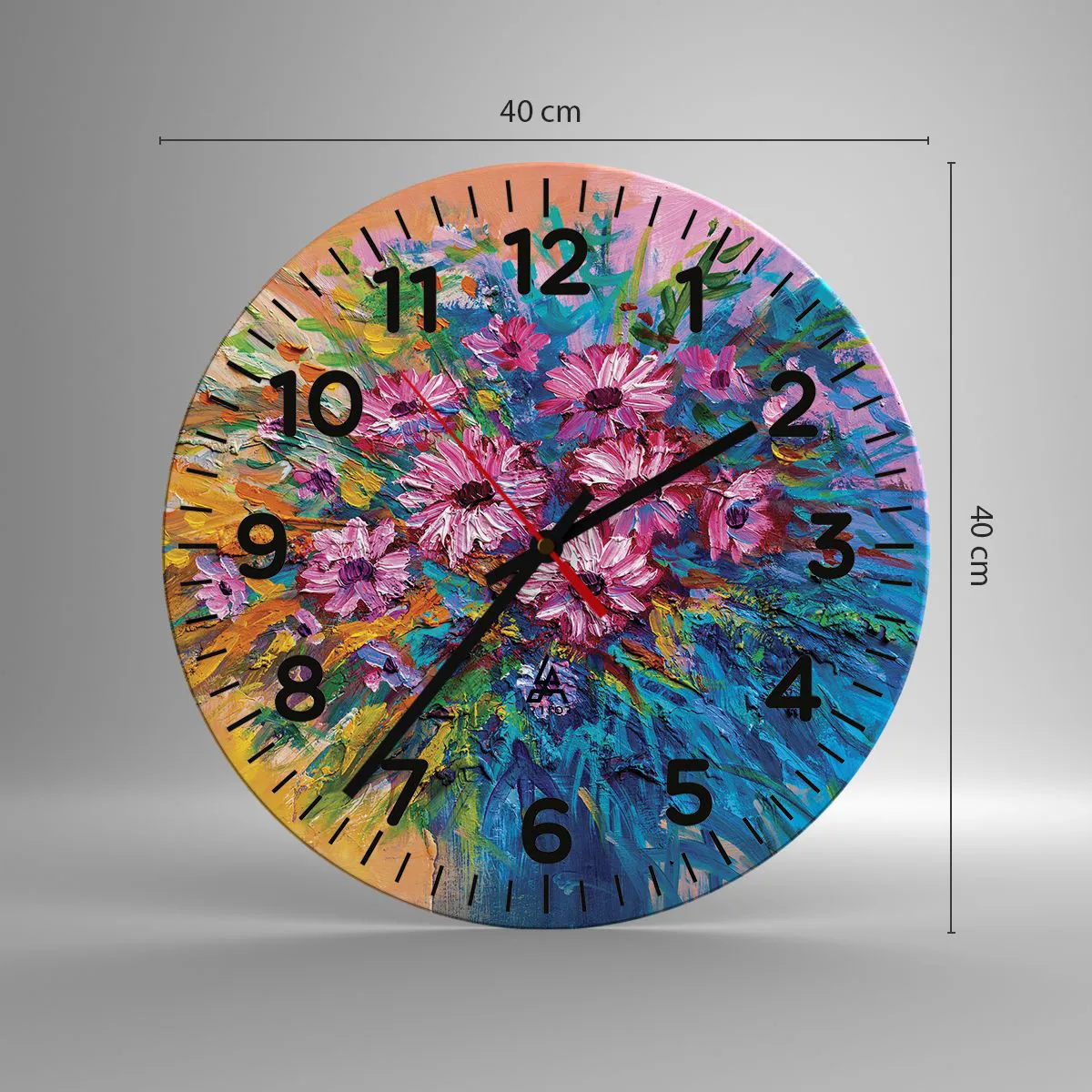 Vægur, Uret - Livets energi - 40x40 cm