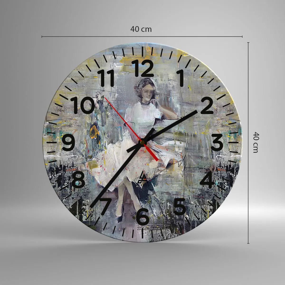Nástenné hodiny - Klasická a moderná - 40x40 cm