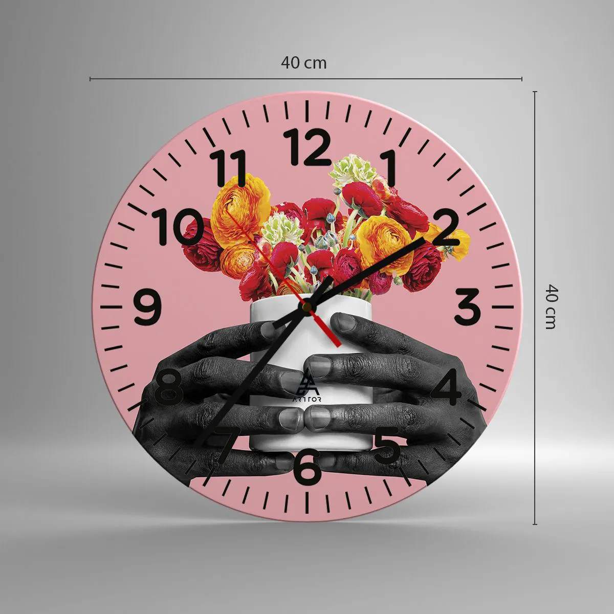 Falióra, Óra - Az élet apoteózisa - 40x40 cm