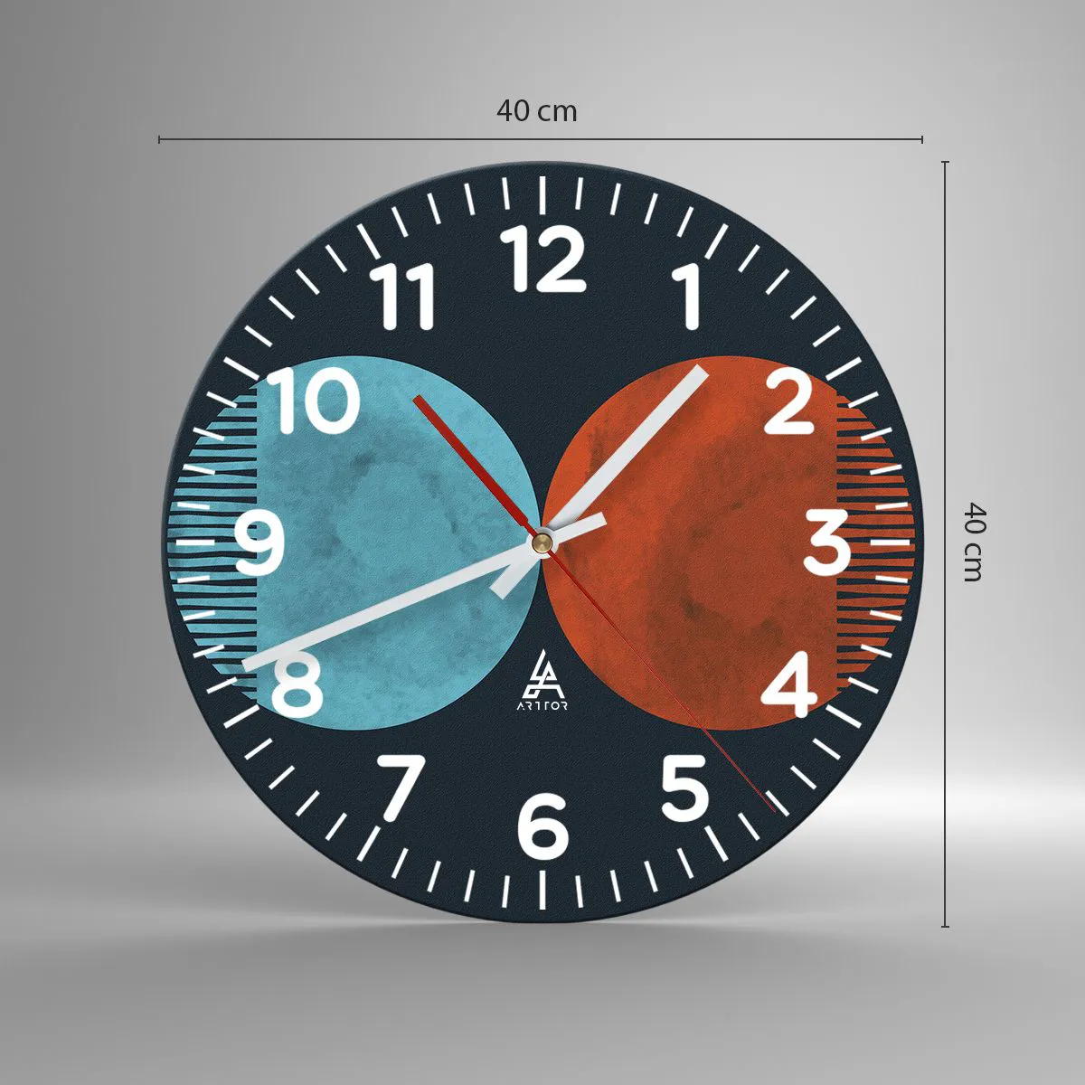 Nástěnné hodiny - Pouze geometrie? - 40x40 cm