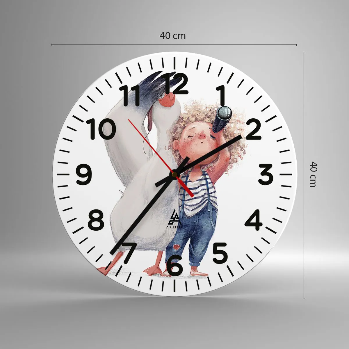 Falióra, Óra - Nagy utazási terve - 40x40 cm