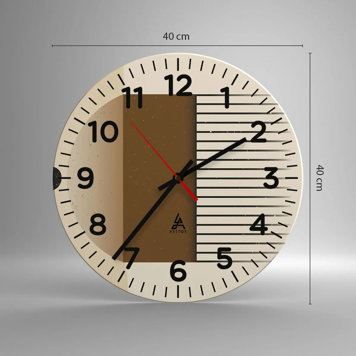 Horloge murale - Pendule murale - Différents états - 40x40 cm