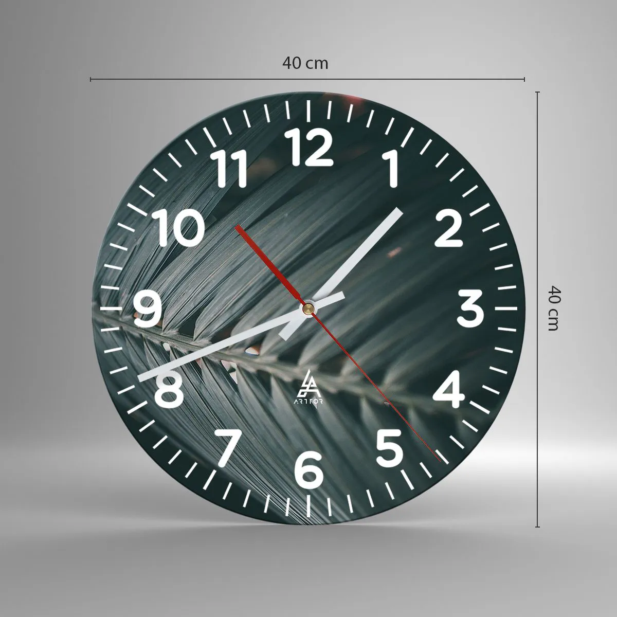 Vægur, Uret - Naturens præcision - 40x40 cm