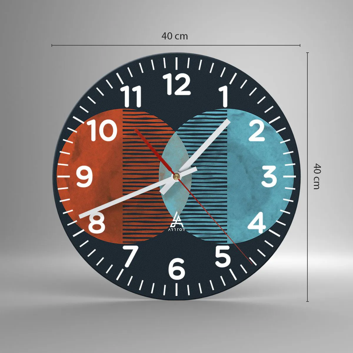 Nástenné hodiny - Astronomická fantázia - 40x40 cm