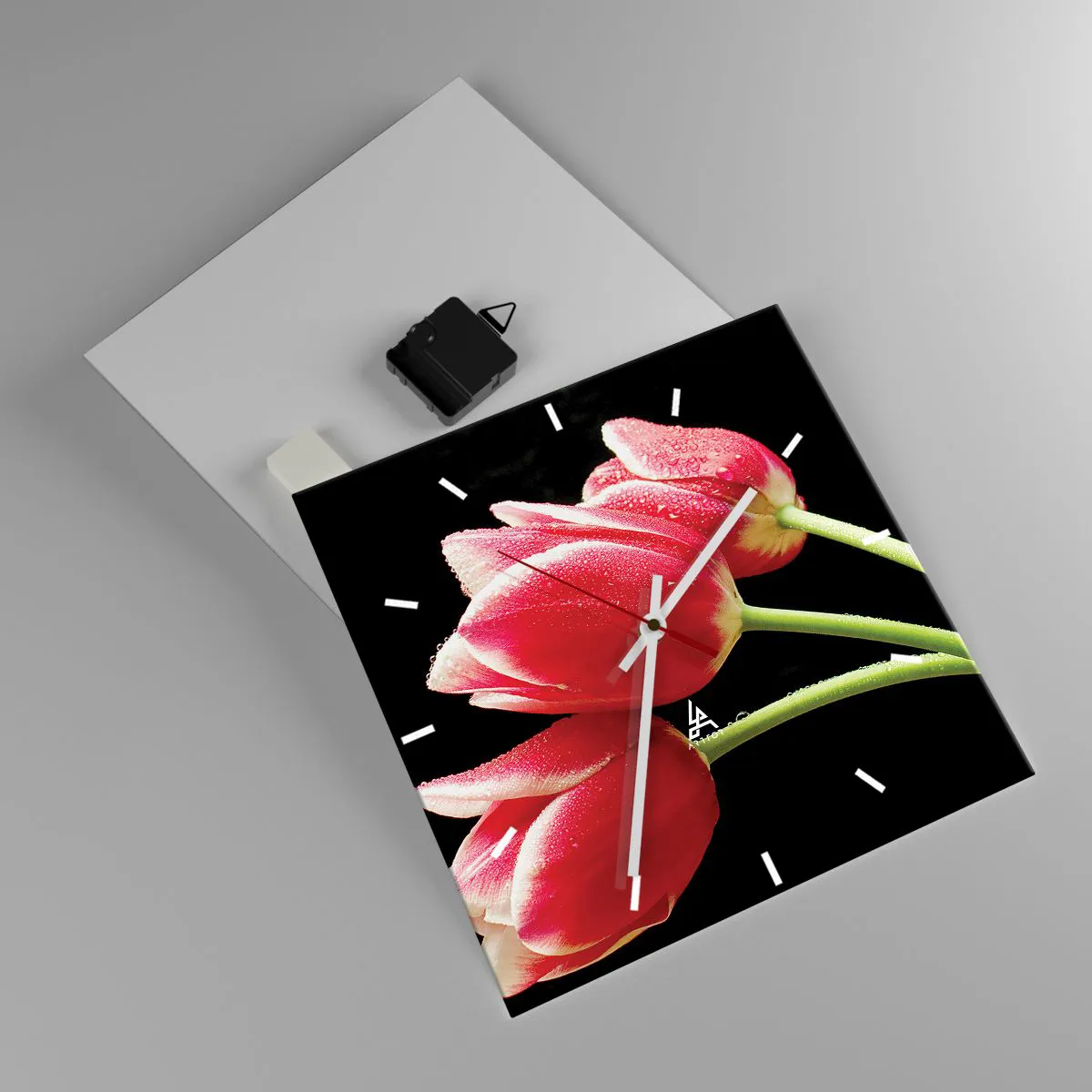 Nástěnné hodiny - Slib čisté lásky - 30x30 cm