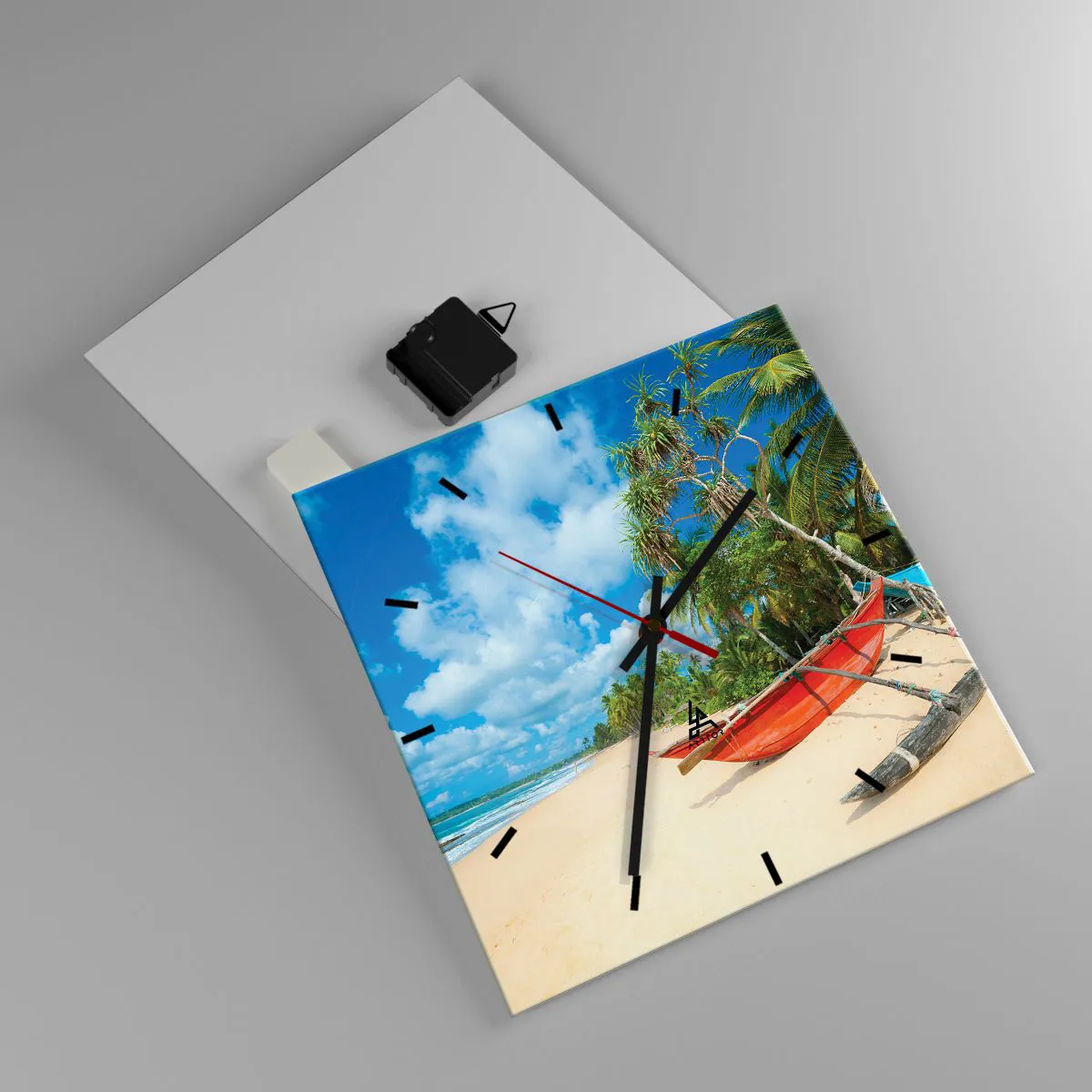 Nástěnné hodiny - Kouzlo tropů - 30x30 cm