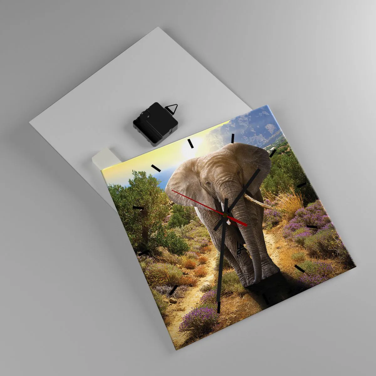 Vægur, Uret - Sådan så Eden ud - 30x30 cm