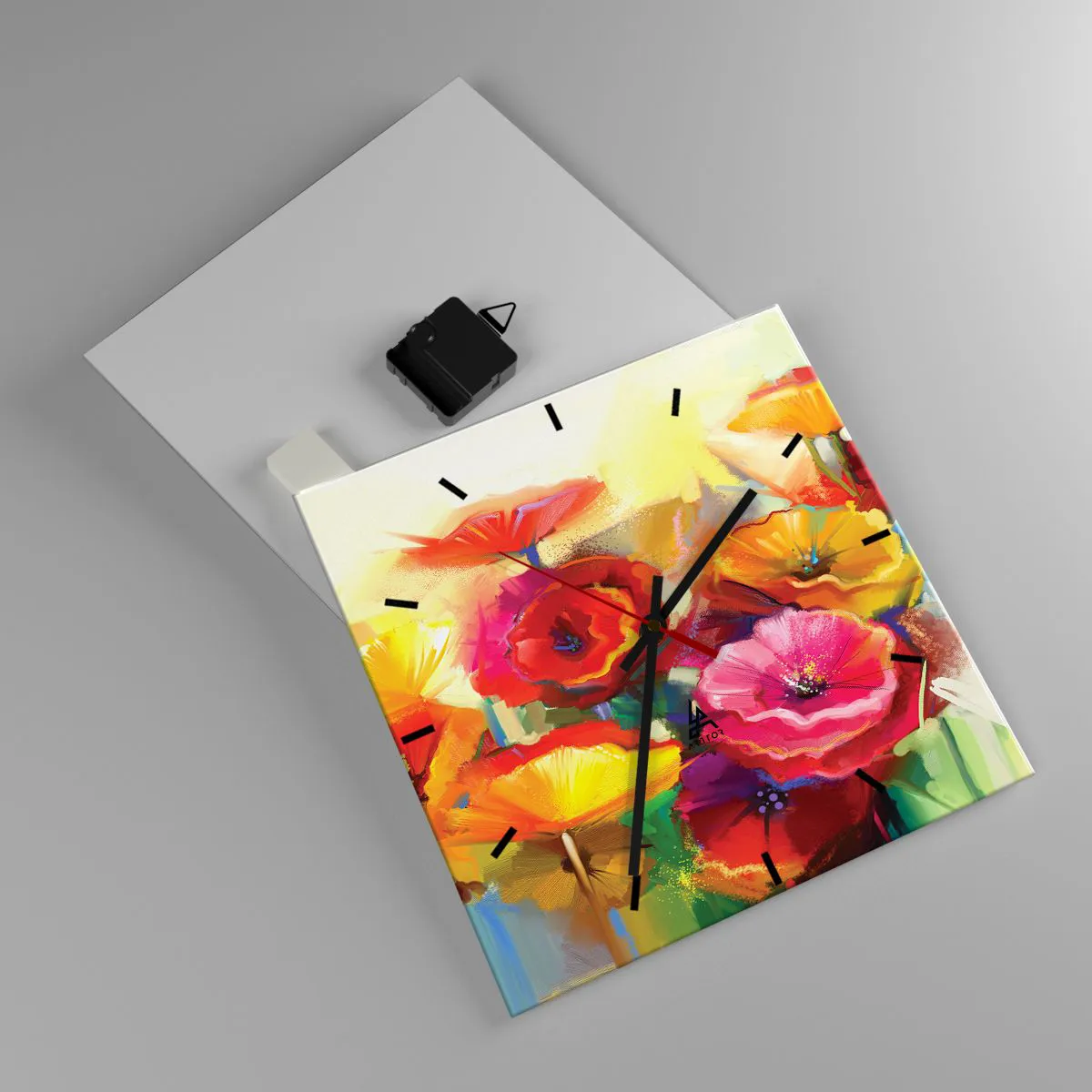 Falióra, Óra - Nem csak piros - 30x30 cm