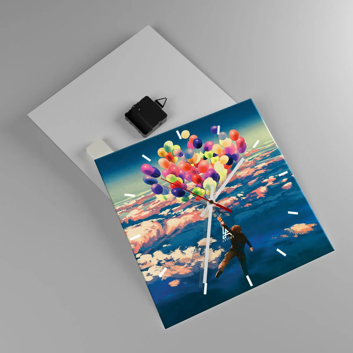 Falióra, Óra - Egy gyermekkori álom valóra vált - 30x30 cm