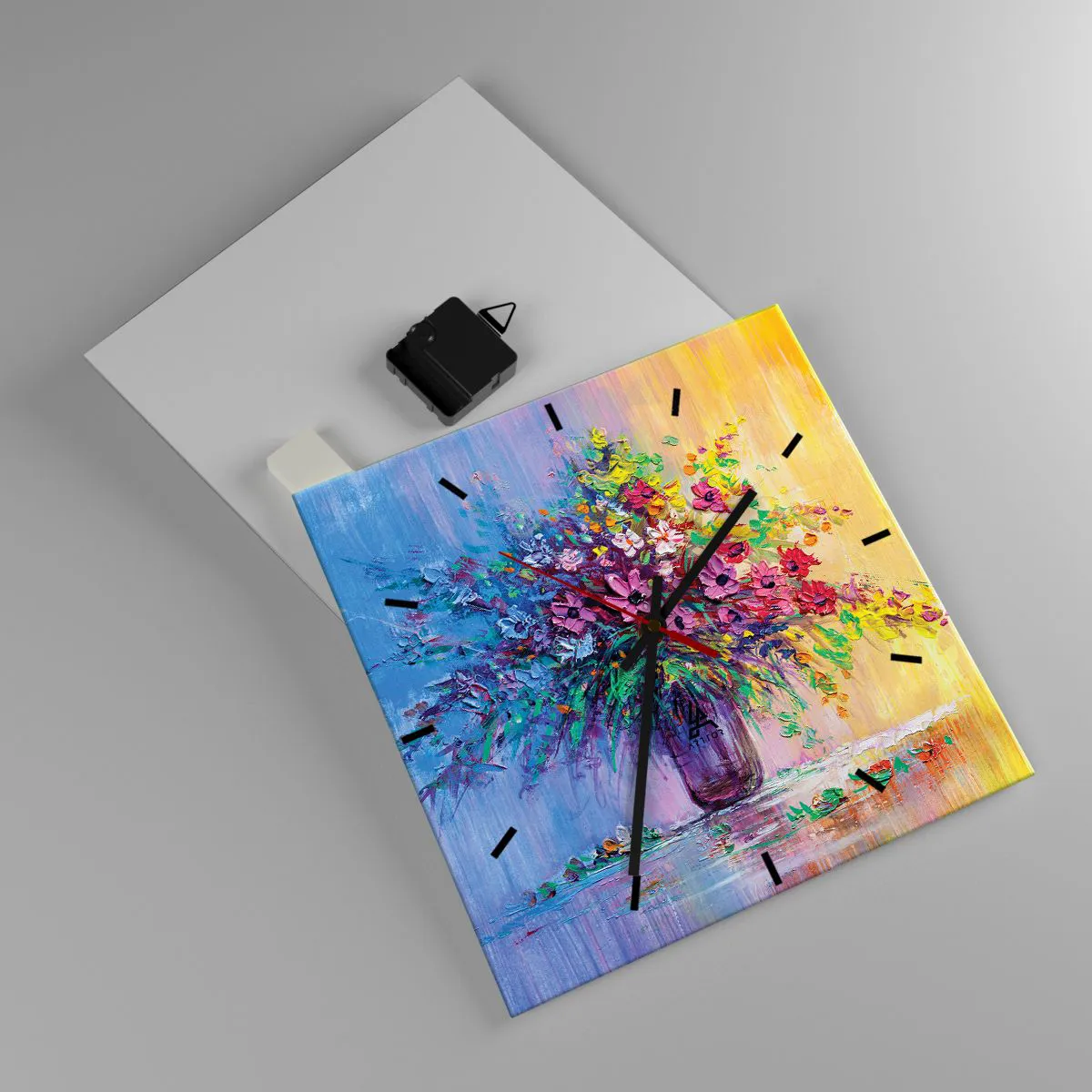 Falióra, Óra - A rét nyári ajándéka - 30x30 cm