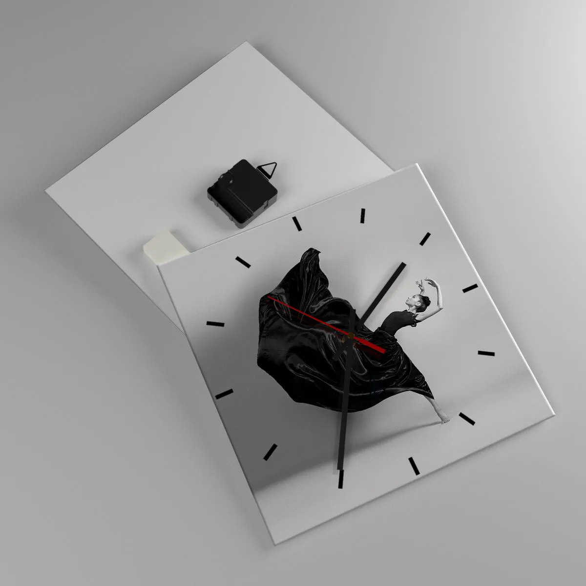 Nástenné hodiny - Okrídlený hudbou - 30x30 cm