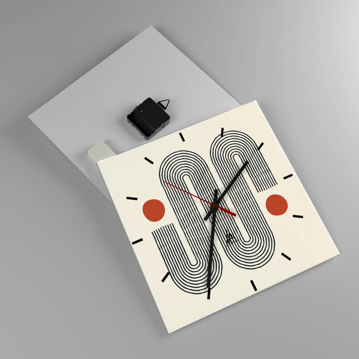 Nástěnné hodiny - Od začátku do konce - 30x30 cm