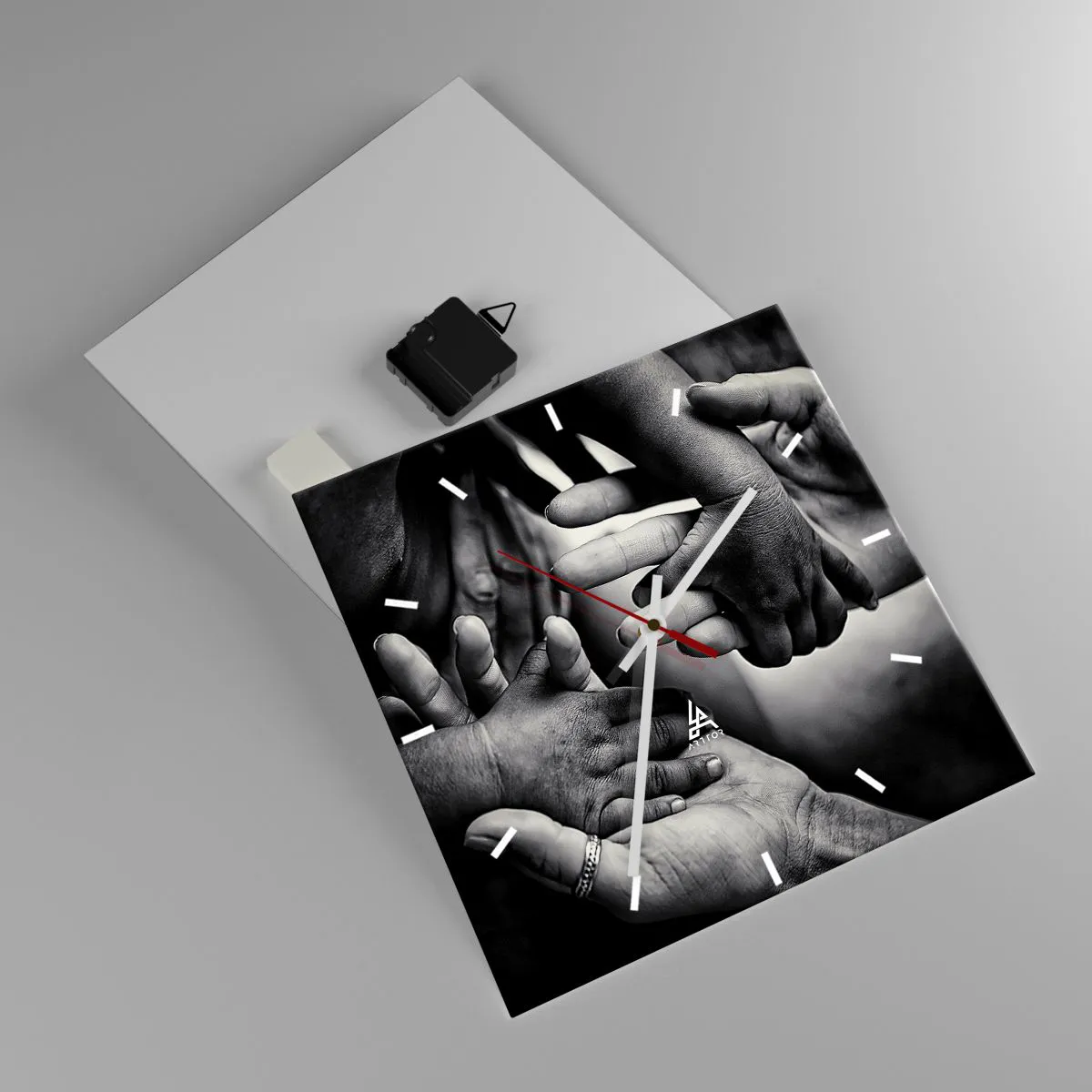 Vægur, Uret - At være menneske - 30x30 cm