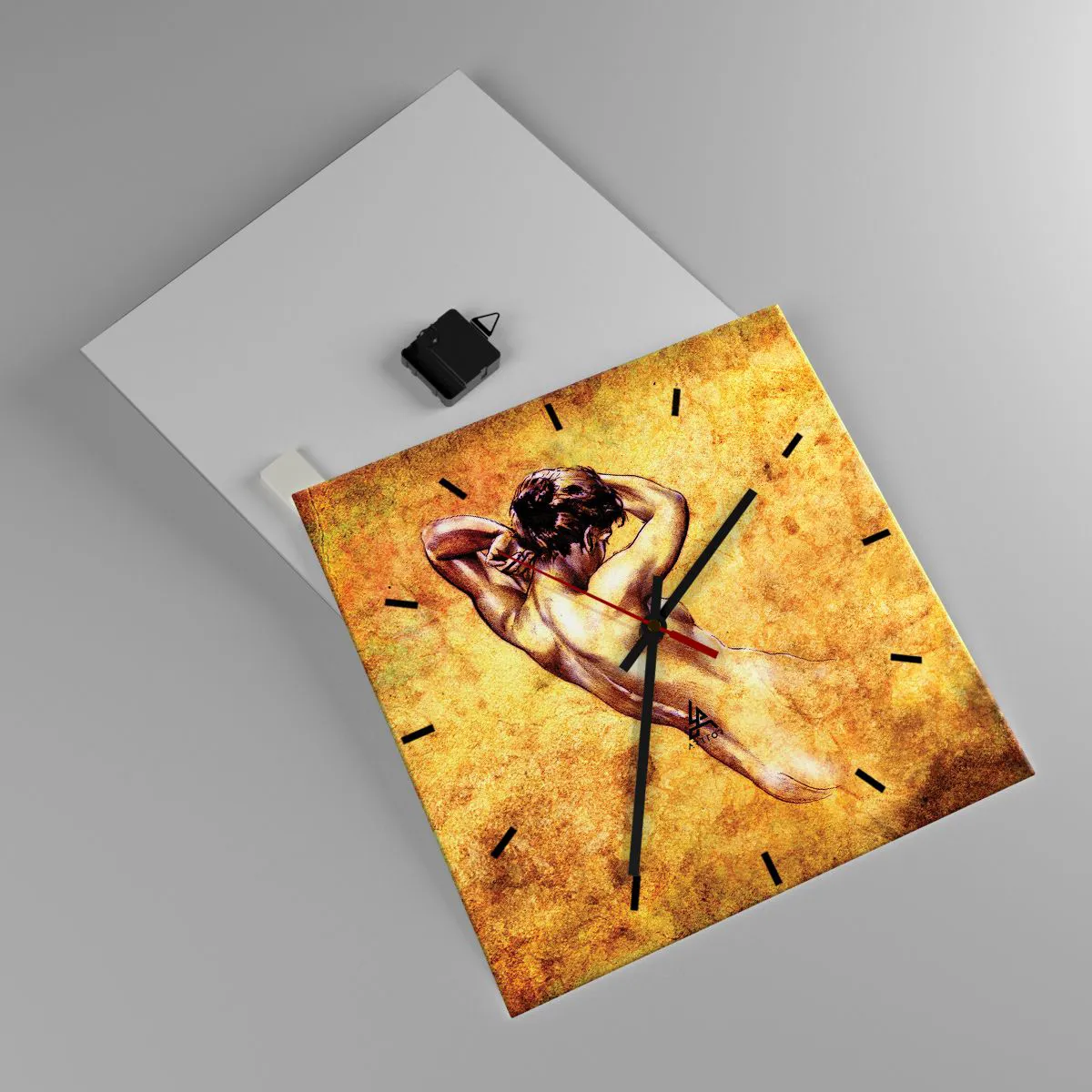 Horloge murale - Pendule murale - Découverte, mais toujours mystèrieuse - 40x40 cm