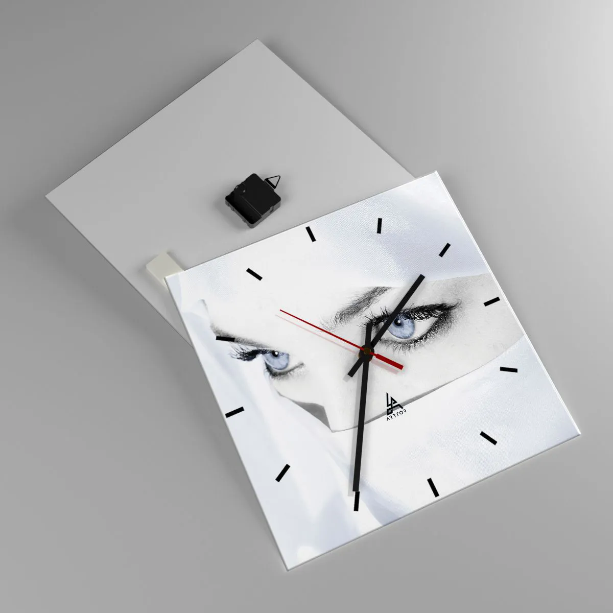 Ceas de perete - Ceas pe sticlă - Direct din o mie și una de nopți - 40x40 cm