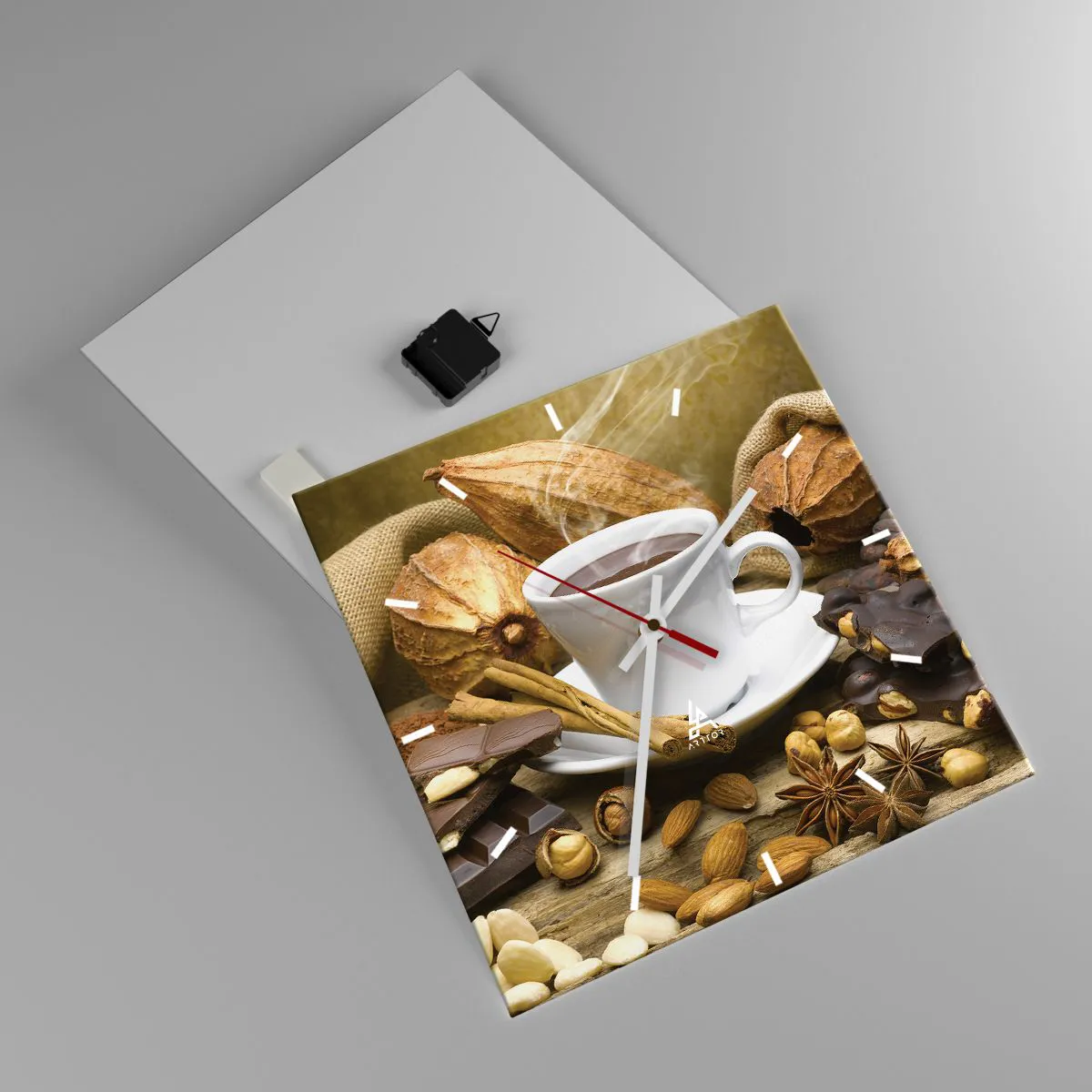 Wanduhr - Glasuhr - Für Nervenkitzel-Suchende - 40x40 cm