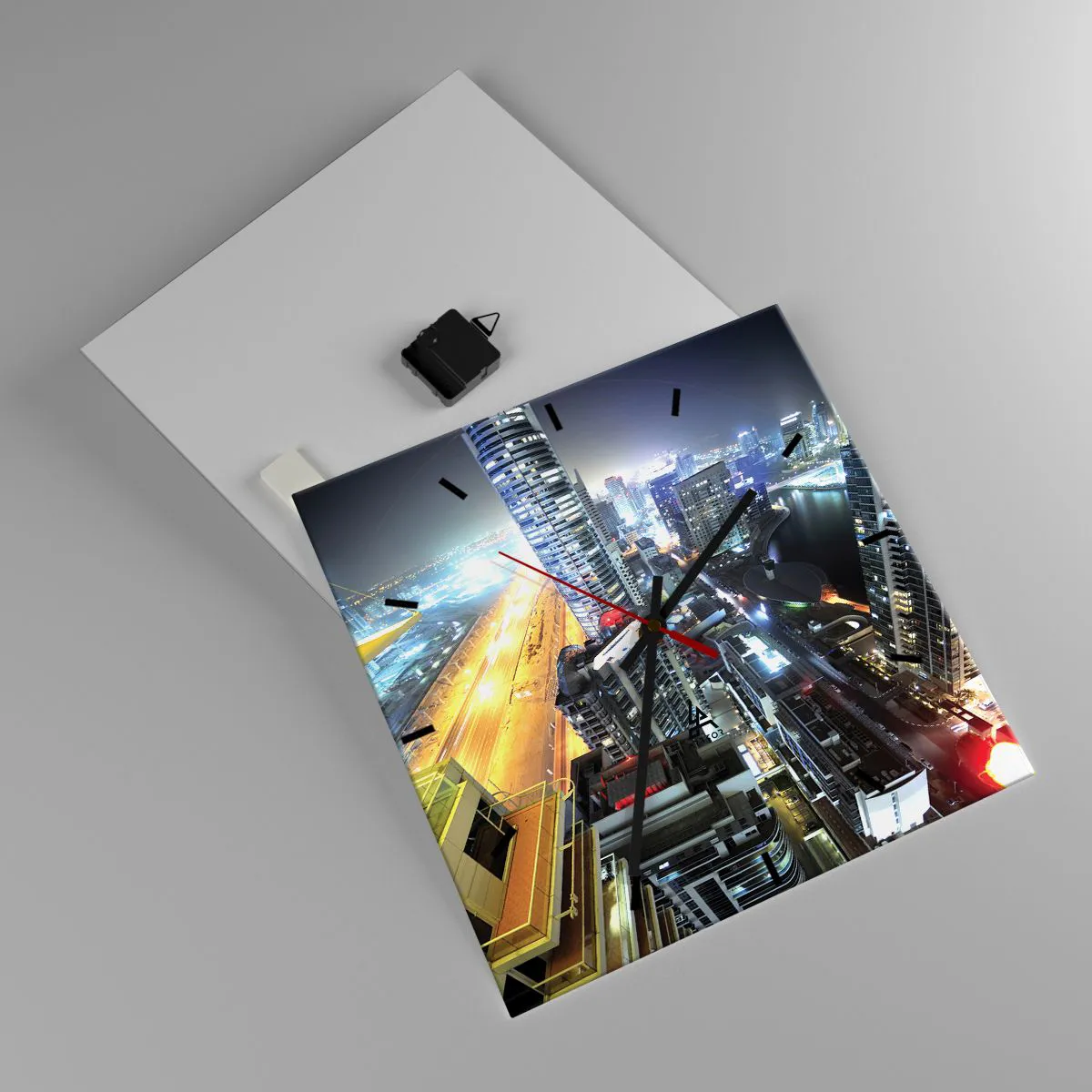 Wanduhr - Glasuhr - Ein Wunder in der Wüste - 40x40 cm