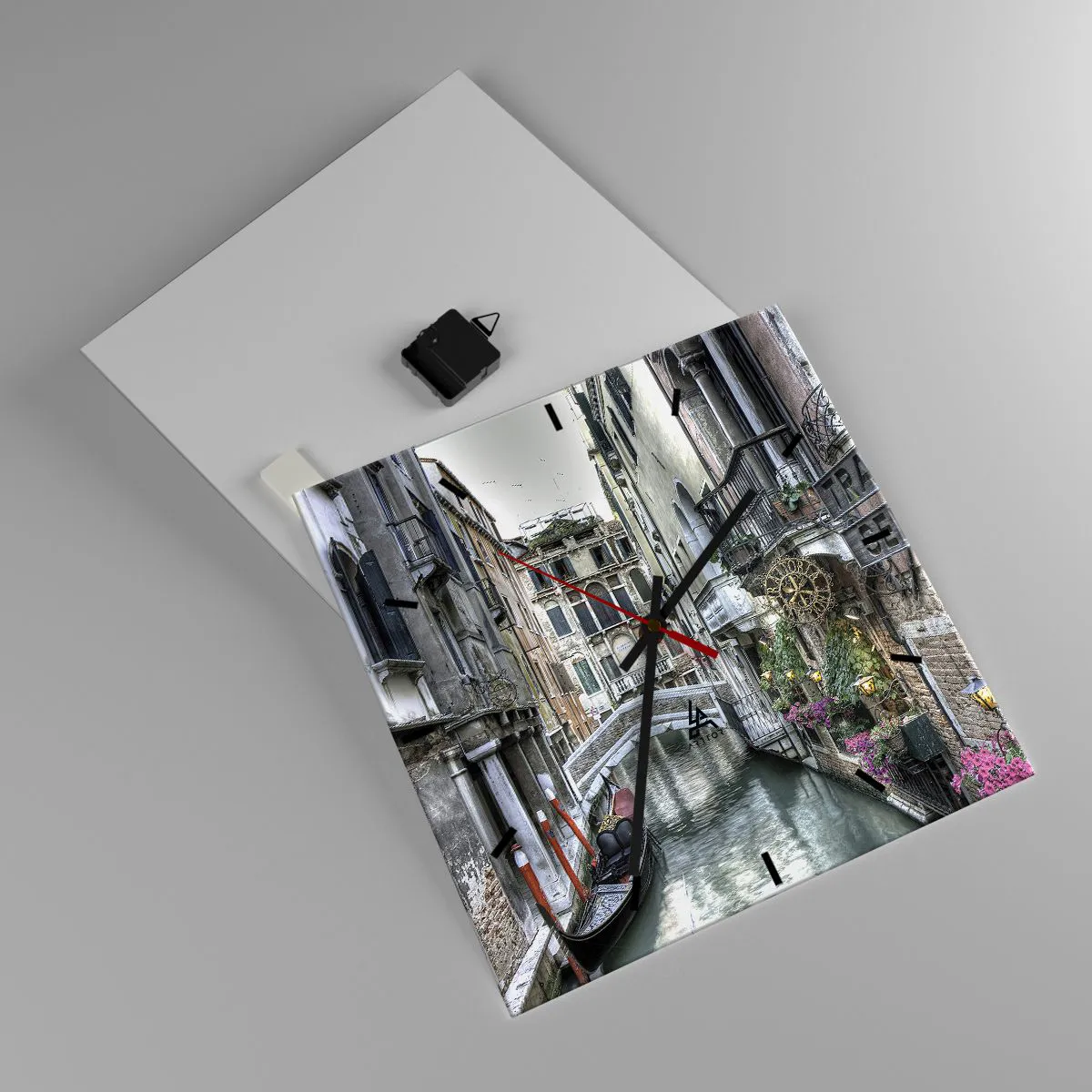 Zegar ścienny - Od wieków w cichej zadumie - 40x40 cm