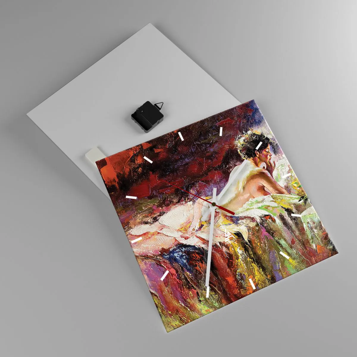 Horloge murale - Pendule murale - Vénus en pensée - 40x40 cm