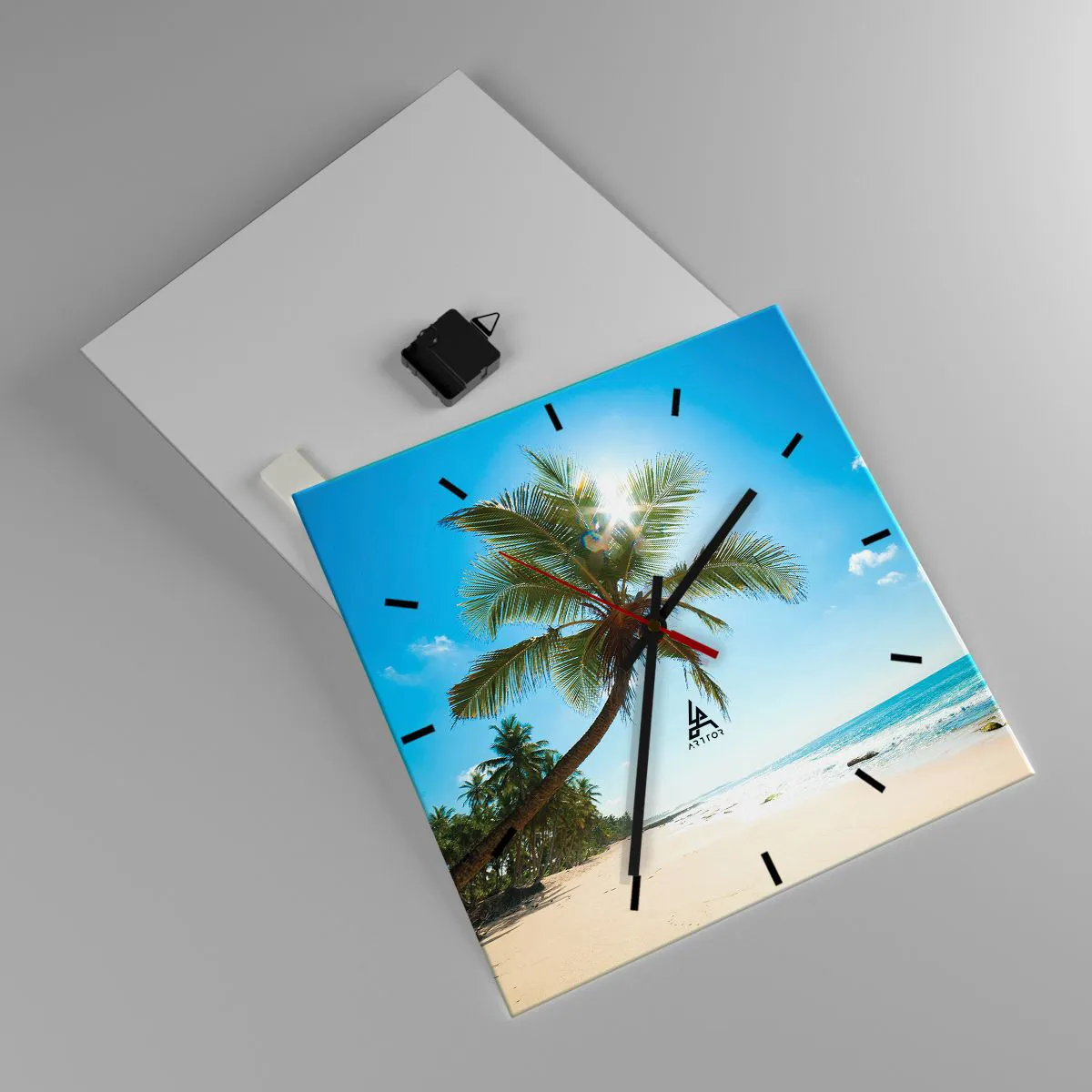 Orologio da parete - Orologio in Vetro - Non farlo vedere a nessuno - 40x40 cm