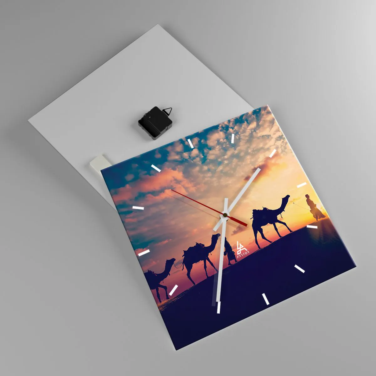 Nástěnné hodiny - Tajemný duch orientu - 40x40 cm