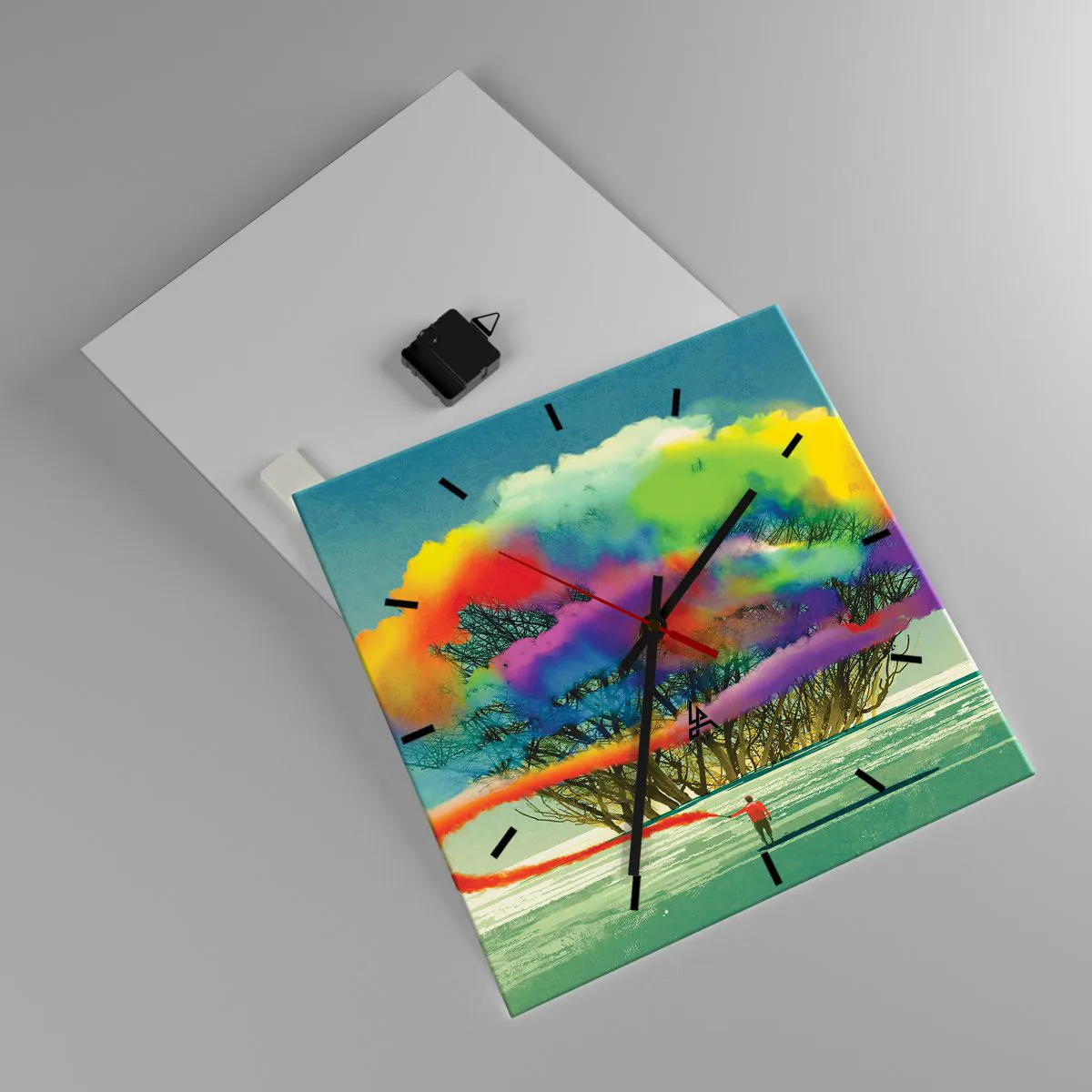 Falióra, Óra - Keltsd életre ezt a világot - 40x40 cm