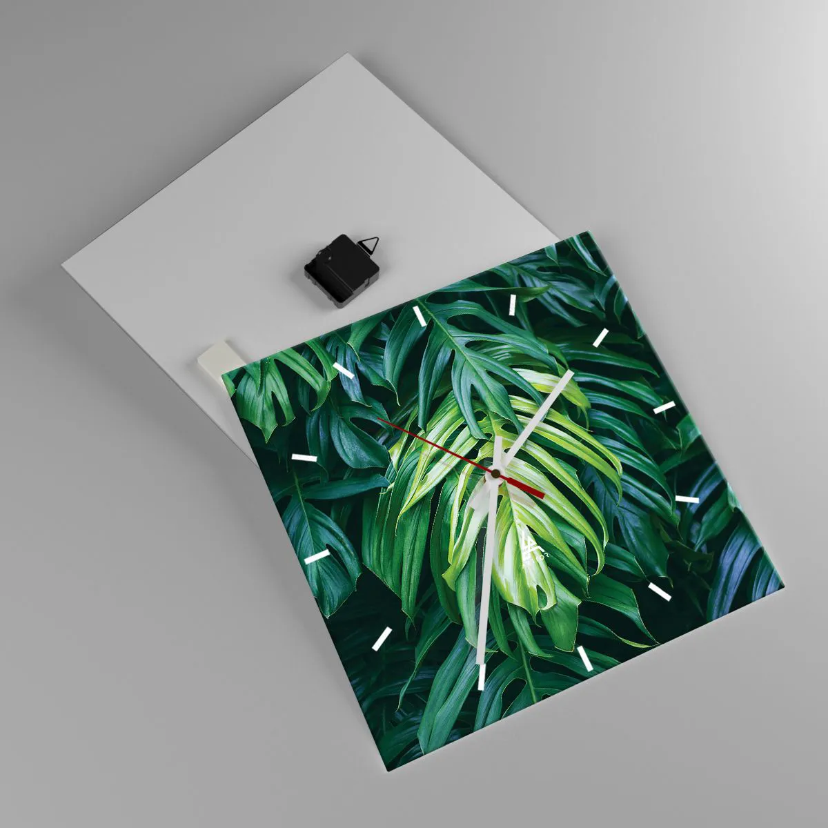 Horloge murale - Pendule murale - Immergez-vous dans la fraîcheur - 40x40 cm