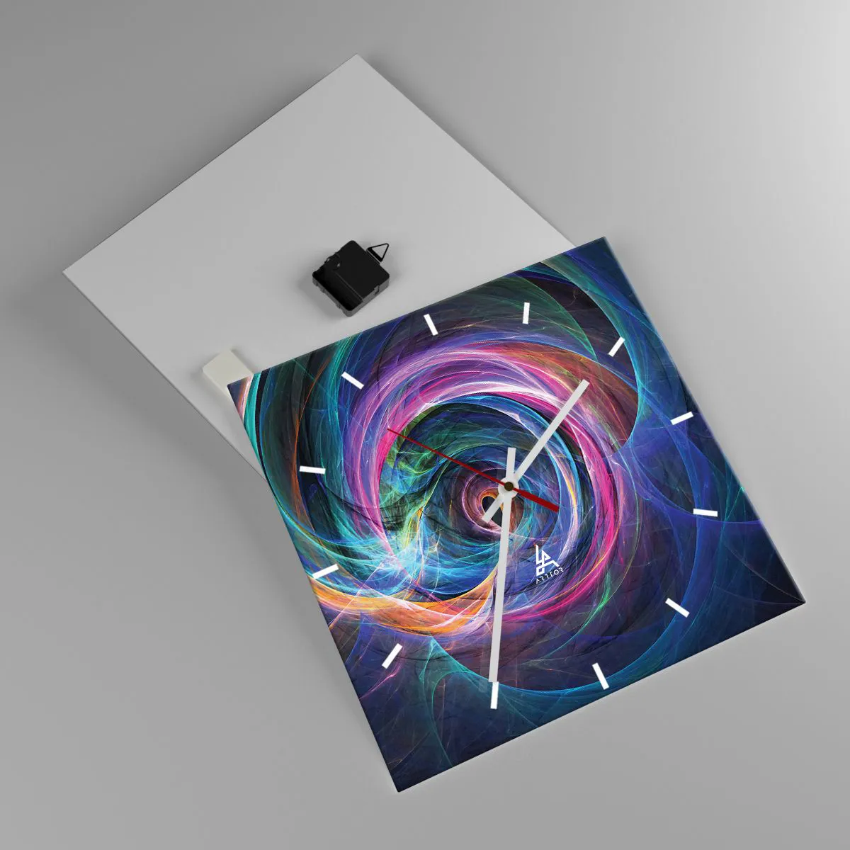 Ceas de perete - Ceas pe sticlă - Unde mă vei duce? - 40x40 cm