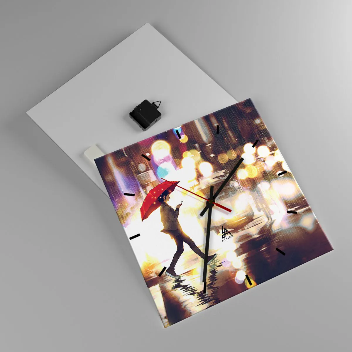 Nástěnné hodiny - A přece slunečná - 40x40 cm