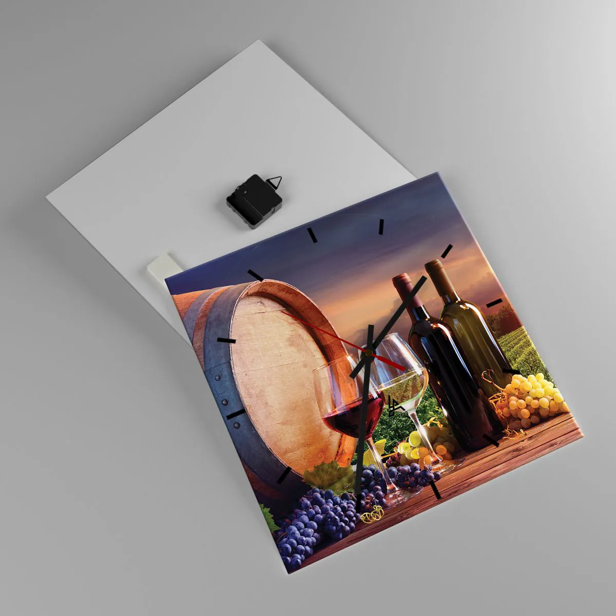 Nástěnné hodiny - Tady má život chuť - 40x40 cm