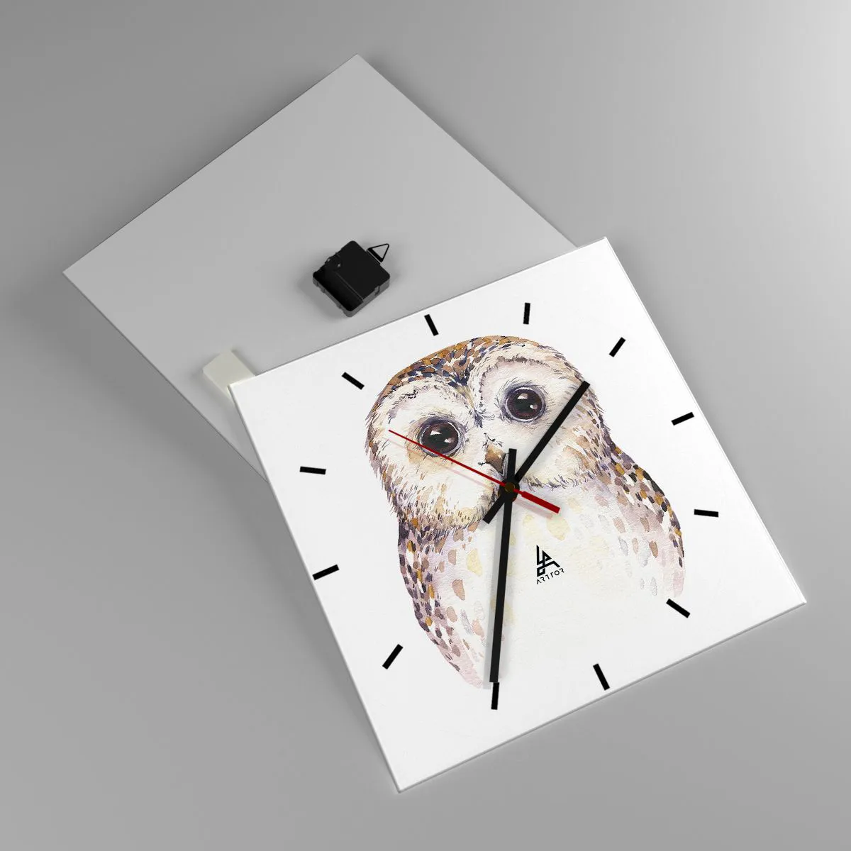 Zegar ścienny - Spójrz mi w oczy - 40x40 cm