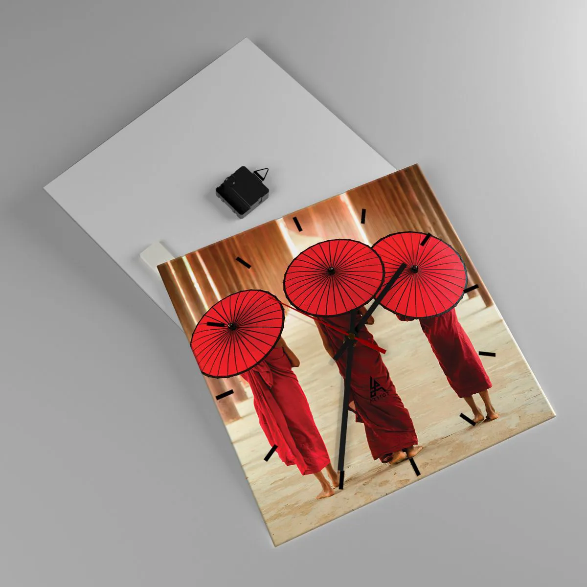 Zegar ścienny - W drodze do Czystej Krainy - 40x40 cm