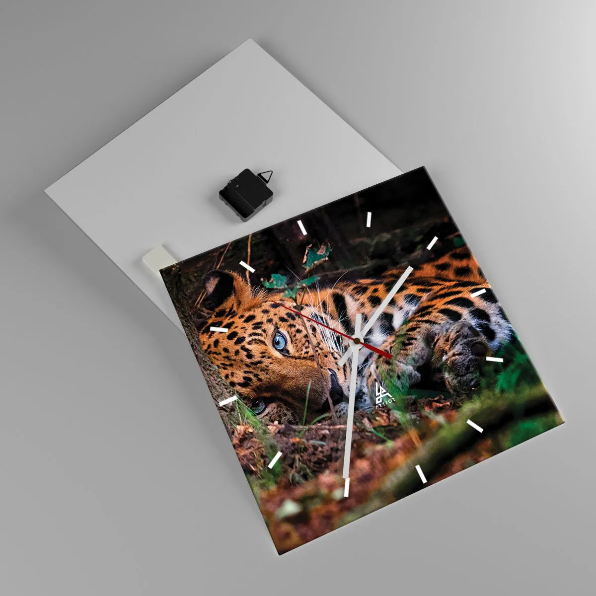 Ceas de perete - Ceas pe sticlă - Să ai încredere în mine - 40x40 cm