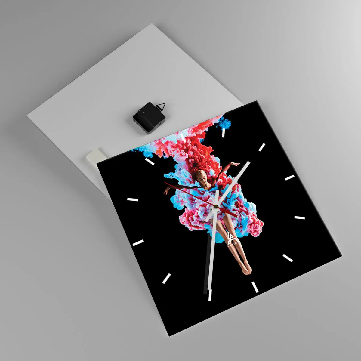 Vægur, Uret - I fuld blomstring - 40x40 cm