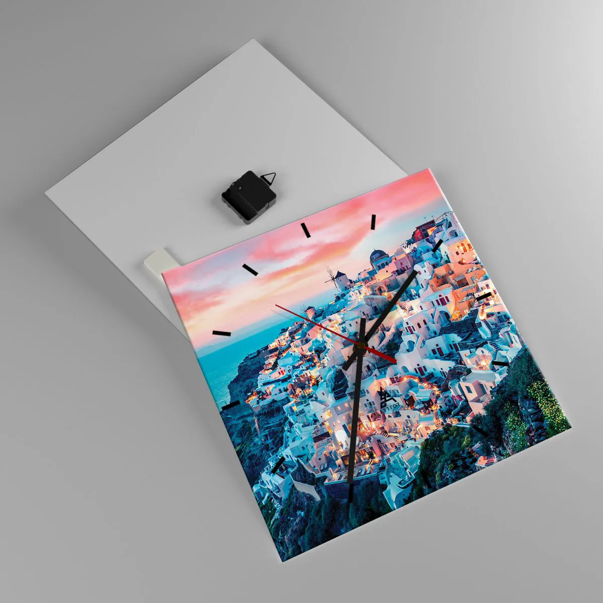 Nástěnné hodiny - Tvoje tlustá řecká dovolená - 40x40 cm