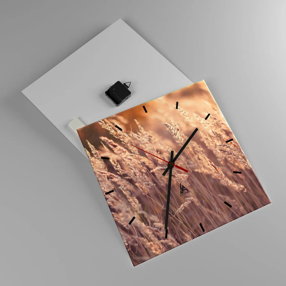 Nástěnné hodiny - Připraveni přivítat podzim - 40x40 cm