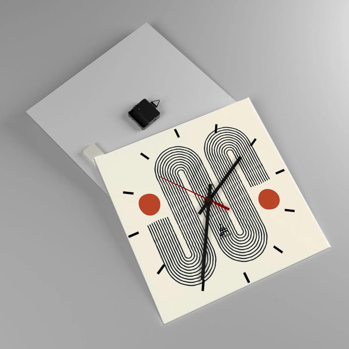 Nástěnné hodiny - Od začátku do konce - 40x40 cm