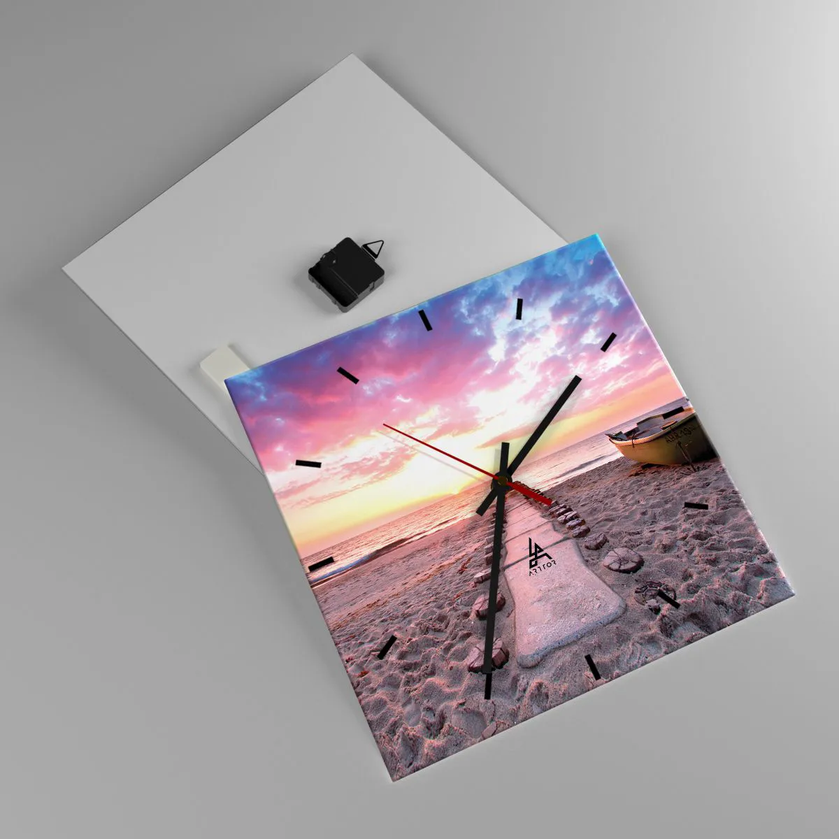 Wandklok - Klok - Een moment van diepe ervaring - 40x40 cm