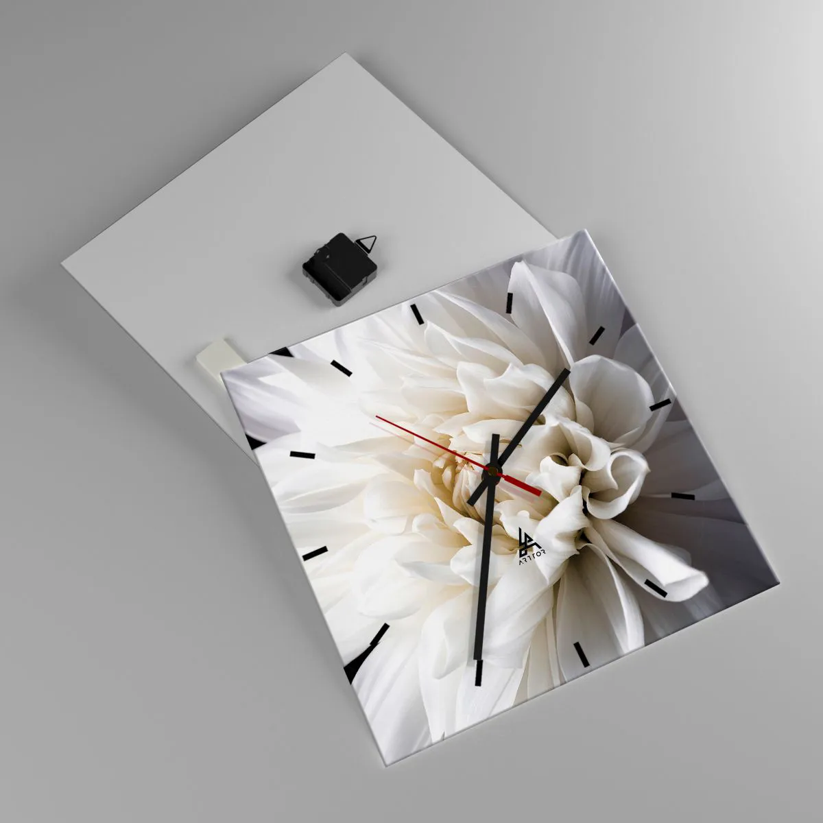 Wanduhr - Glasuhr - Der Morgen der Braut - 40x40 cm