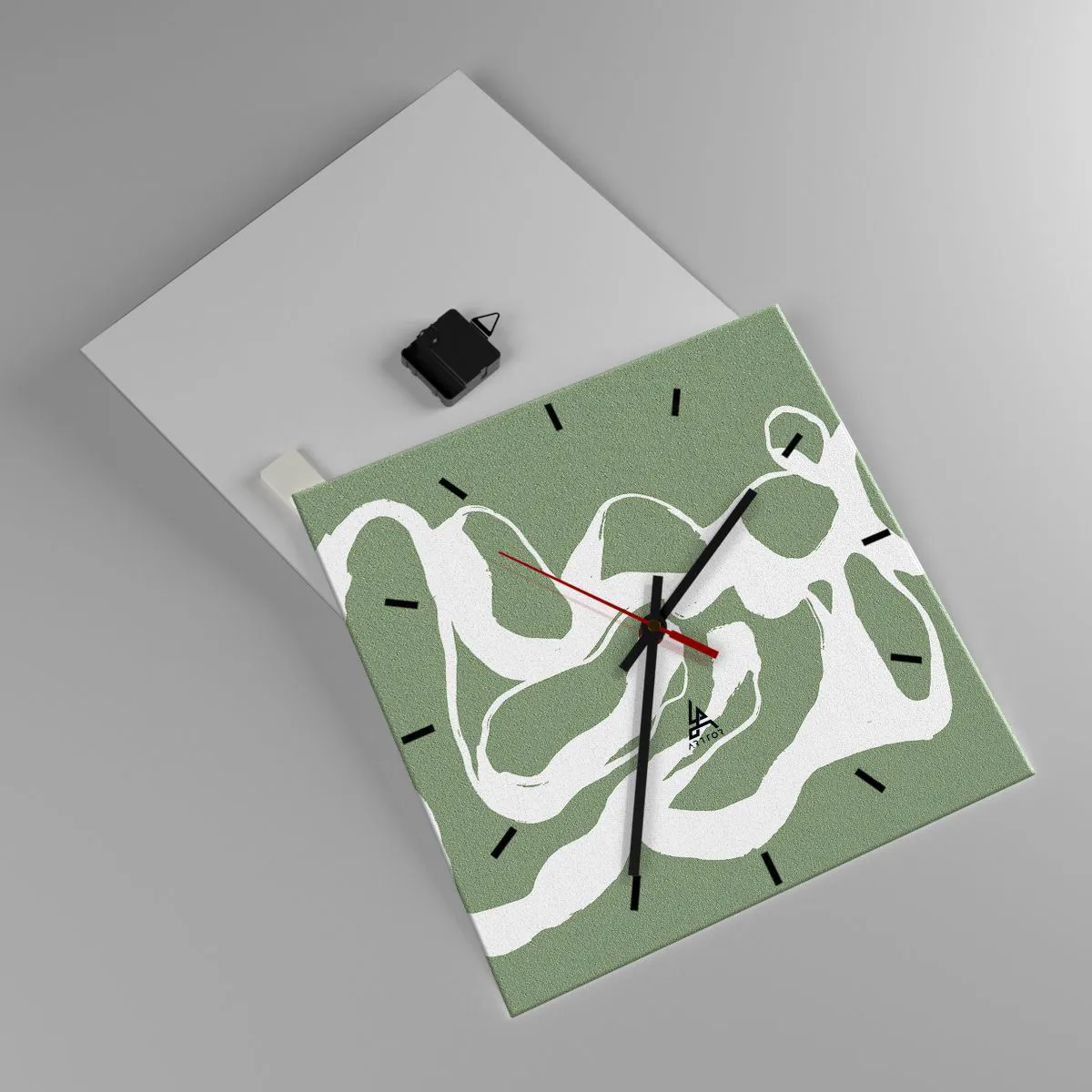 Zegar ścienny - Wołanie przestrzeni - 40x40 cm