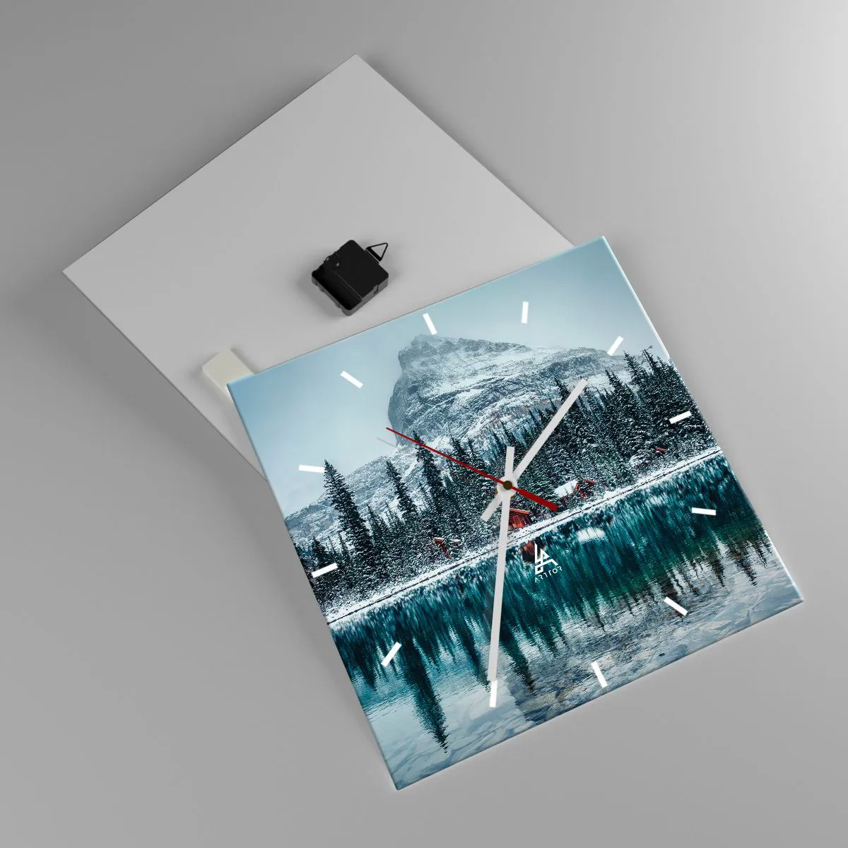 Horloge murale - Pendule murale - Retraite canadienne - 40x40 cm