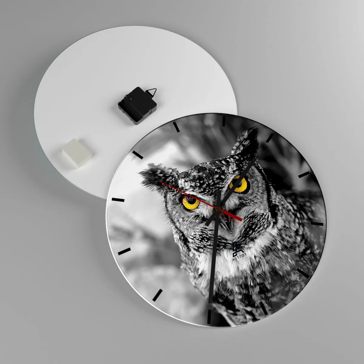 Nástěnné hodiny - Nic se neschová - 40x40 cm