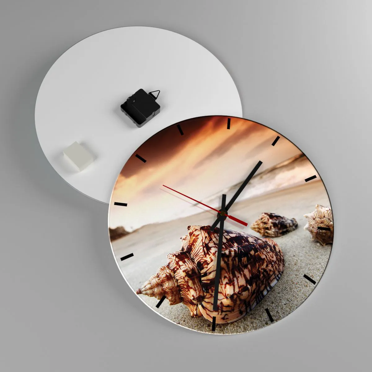 Nástenné hodiny - Vyhnankyne vĺn - 40x40 cm