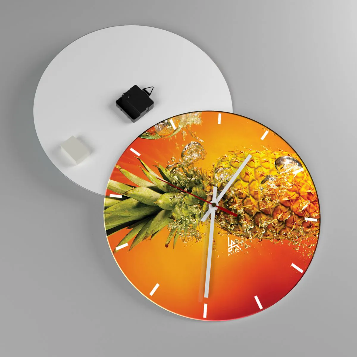 Horloge murale - Pendule murale - Fraîcheur juteuse tropicale - 40x40 cm