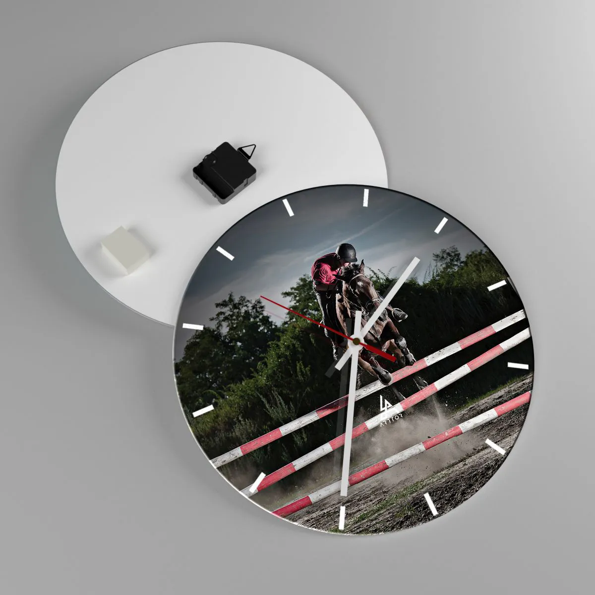 Wandklok - Klok - Samen naar de overwinning - 40x40 cm